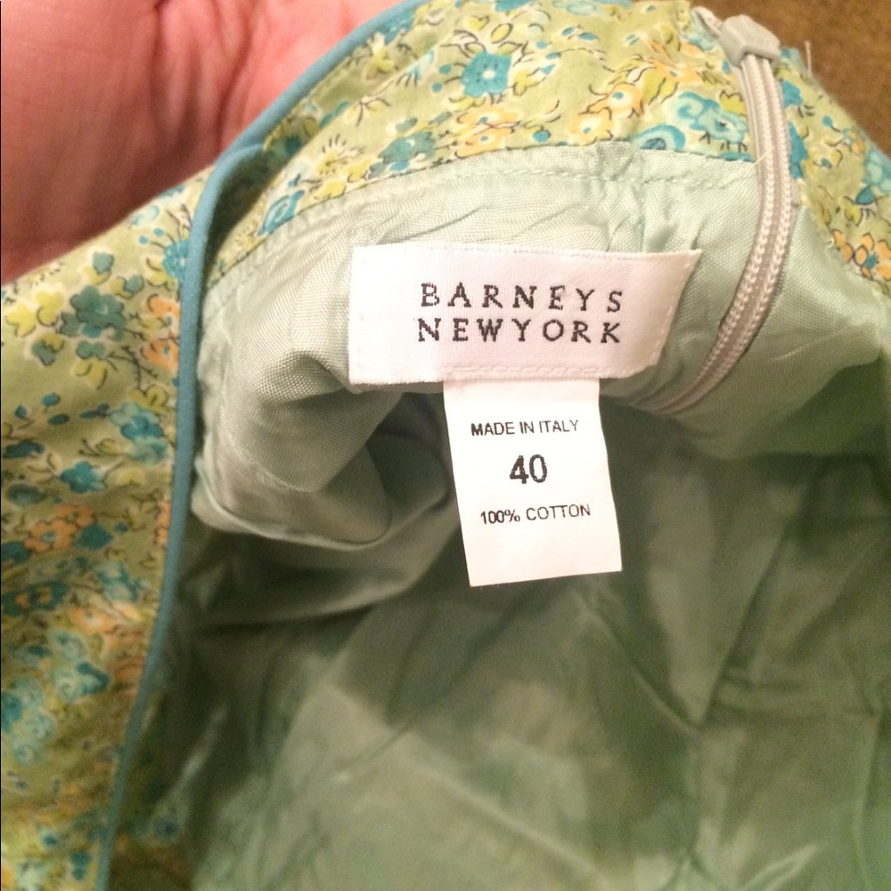 Barneys New York cotton print dress